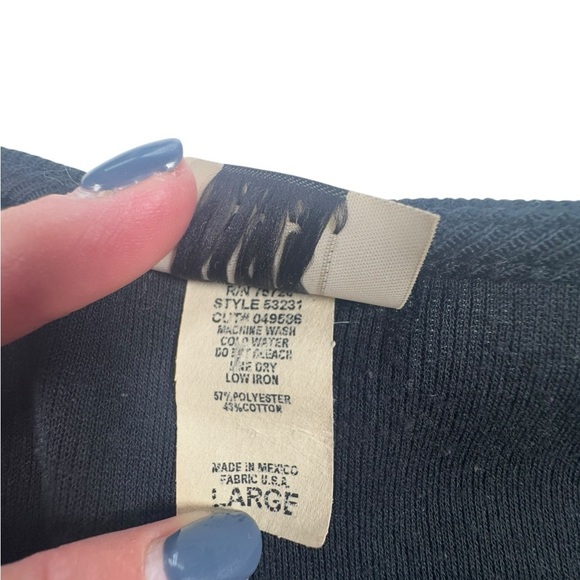 Vintage Teddi Women’s Cardigan with Built In Cami Embroidered Large Black 0074 - Picture 5 of 9